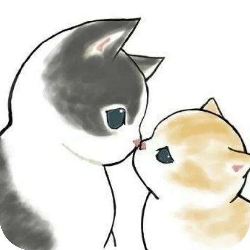 🐱 Стикер «Cute cats» для Telegram