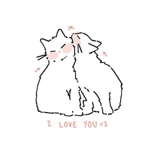 🐦 Стикер «Cute cats» для Telegram