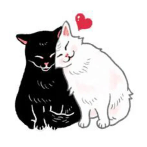 🐱 Стикер «Cute cats» для Telegram
