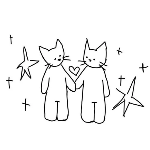 🐱 Стикер «Cute cats» для Telegram