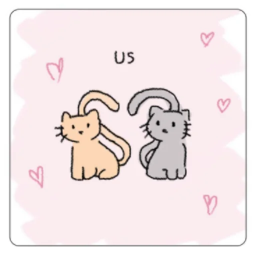 🐶 Стикер «Cute cats» для Telegram