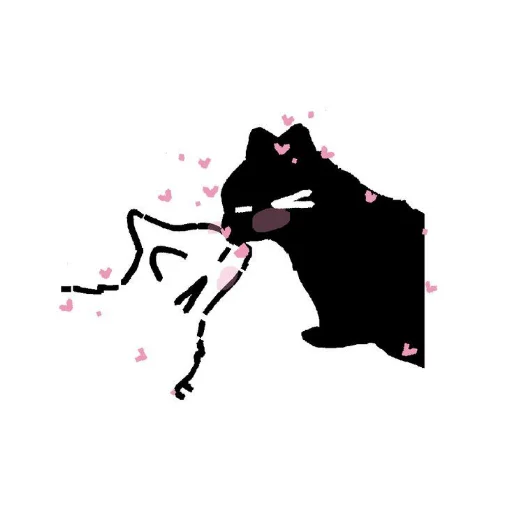🪑 Стикер «Cute cats» для Telegram