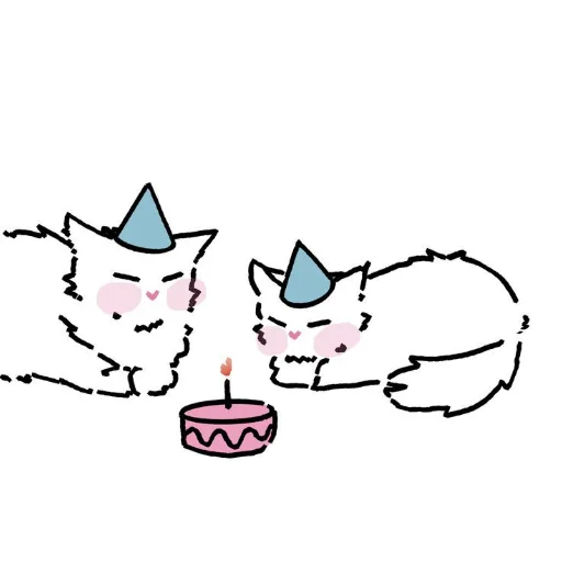 🐱 Стикер «Cute cats» для Telegram
