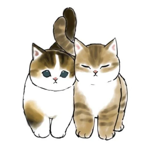🐱 Стикер «Cute cats» для Telegram
