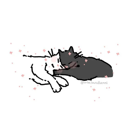 👍 Стикер «Cute cats» для Telegram