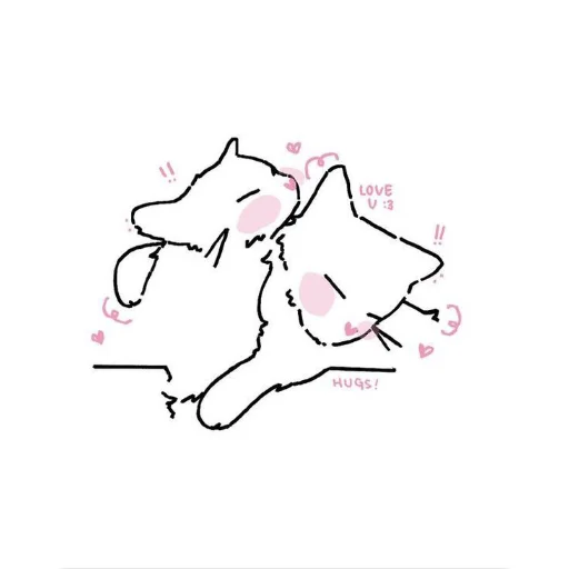 🐦 Стикер «Cute cats» для Telegram