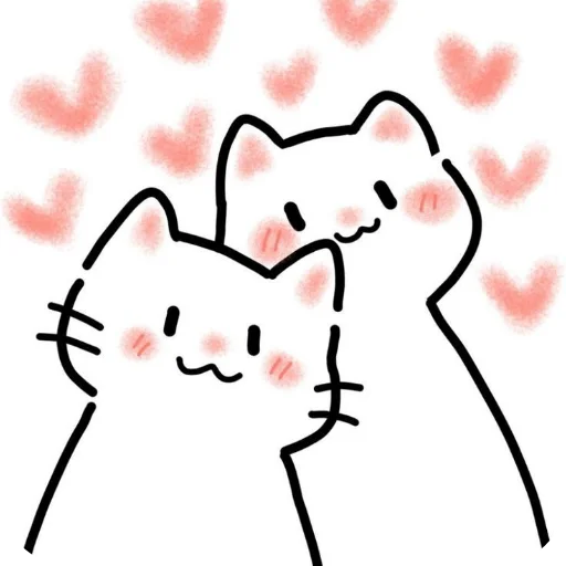 🐱 Стикер «Cute cats» для Telegram