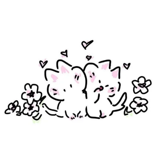👍 Стикер «Cute cats» для Telegram
