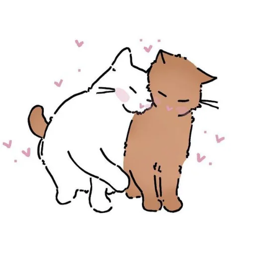 🐱 Стикер «Cute cats» для Telegram