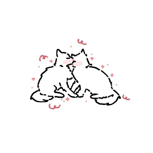 🌿 Стикер «Cute cats» для Telegram