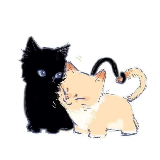 🐱 Стикер «Cute cats» для Telegram
