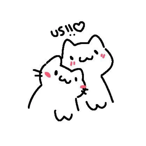 🐱 Стикер «Cute cats» для Telegram