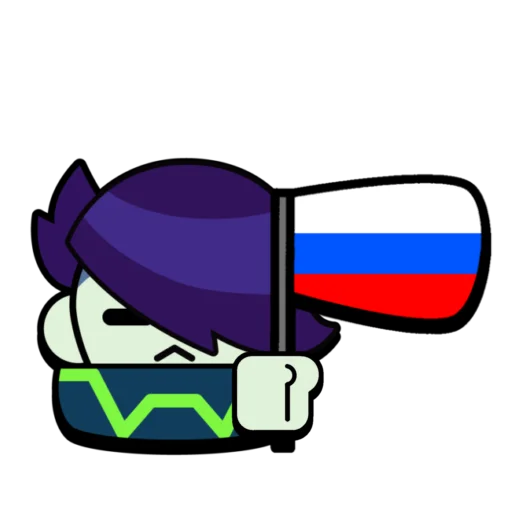 🇷🇺 Стикер «Orochi Edgar» для Telegram