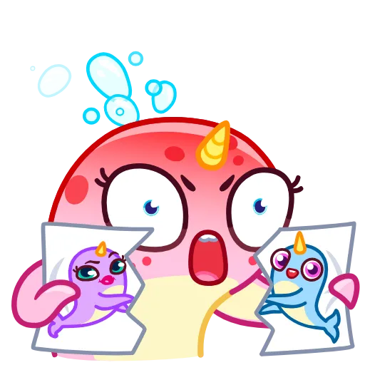 😡 Эмодзи «Narwhalentine» для Telegram