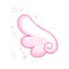 Стикер 61 Pink #color #pink #status #girl