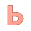 🌍 Эмодзи «Буквы персикового цвета и смайлики» для Telegram