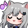 Стикер 47 ❤️ Видеоанимированный набор эмоджи с витубершей «nacho_dayo»