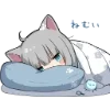 Стикер 24 Nachoneko - некосмайлики с кошкодевочками и не только