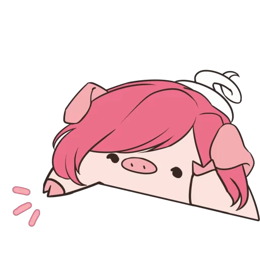 🐷 Стикер «Nahruk Chan» для Telegram