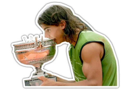 😍 Стикер «Rafael Nadal» для Telegram