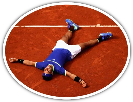😴 Стикер «Rafael Nadal» для Telegram