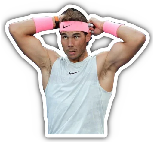 😔 Стикер «Rafael Nadal» для Telegram