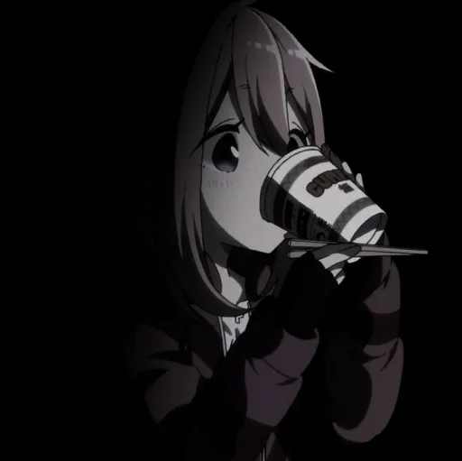 🐝 Стикер «Nadeshiko dark» для Telegram