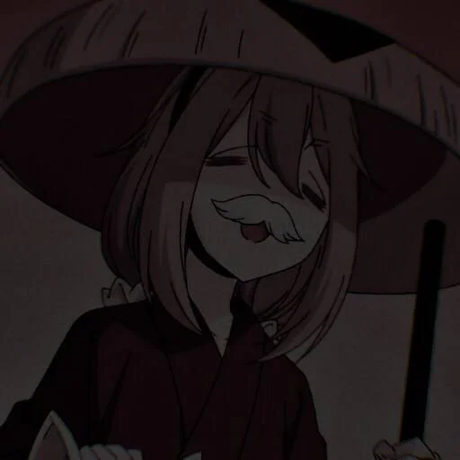 🐝 Стикер «Nadeshiko dark» для Telegram