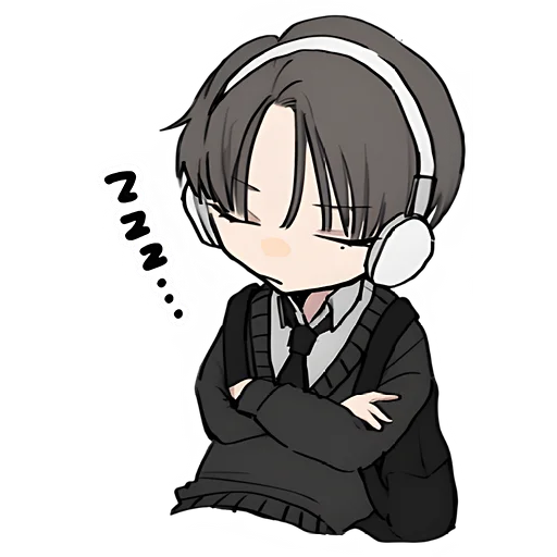 😴 Стикер «Наджи-кун» для Telegram