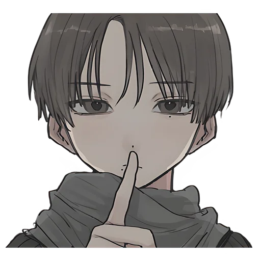 🤫 Стикер «Наджи-кун» для Telegram