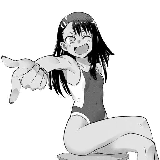 👇 Стикер «Nagatoro» для Telegram