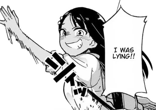 ✋️ Стикер «Nagatoro» для Telegram