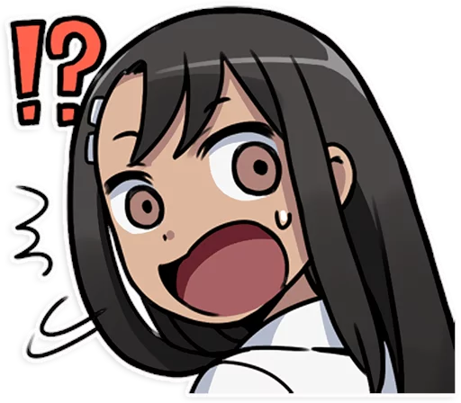 😧 Стикер «Nagatoro-san» для Telegram