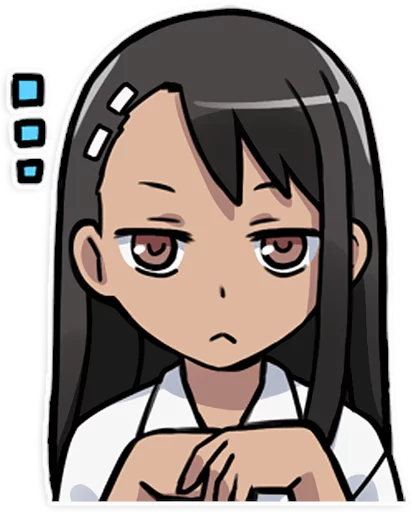 😑 Стикер «Nagatoro-san» для Telegram