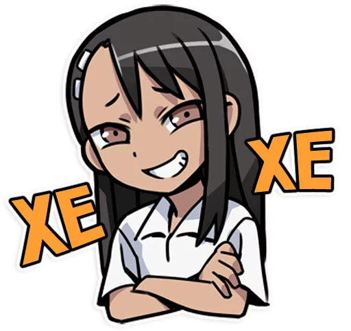 😏 Стикер «Nagatoro-san» для Telegram