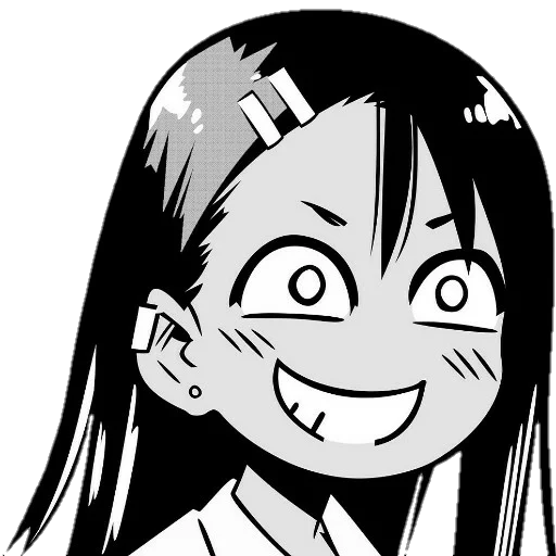 😁 Стикер «Nagatoro san» для Telegram