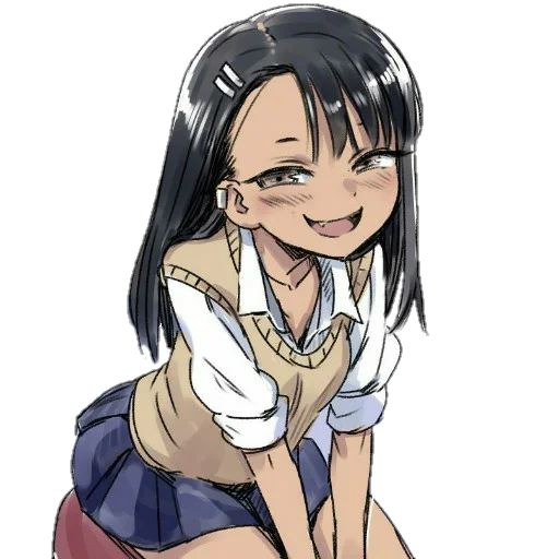 😏 Стикер «Nagatoro san» для Telegram