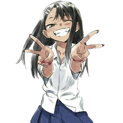 ✌️ Стикер «Nagatoro san» для Telegram
