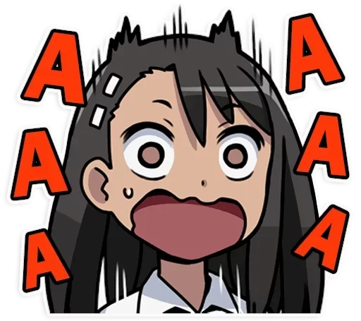 😱 Стикер «Nagatoro san Chan» для Telegram