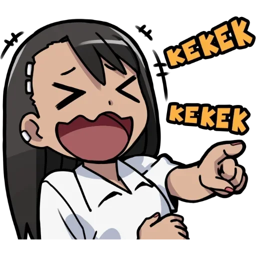 🤣 Стикер «Nagatoro san Chan» для Telegram