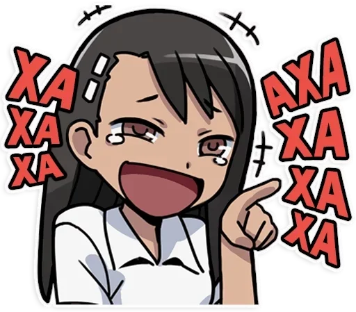 😂 Стикер «Nagatoro san Chan» для Telegram