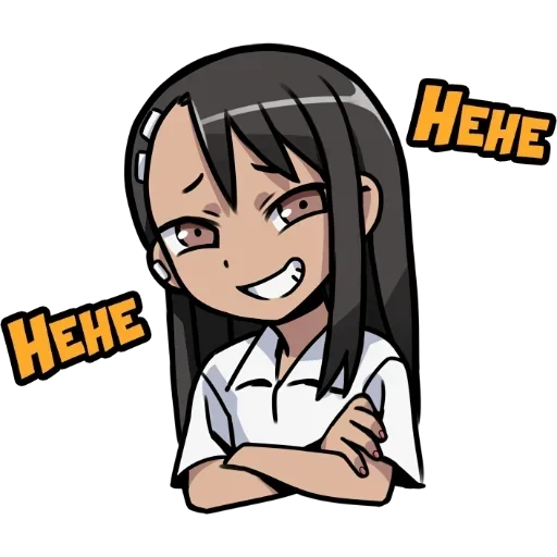 😄 Стикер «Nagatoro san Chan» для Telegram
