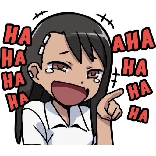 😂 Стикер «Nagatoro san Chan» для Telegram
