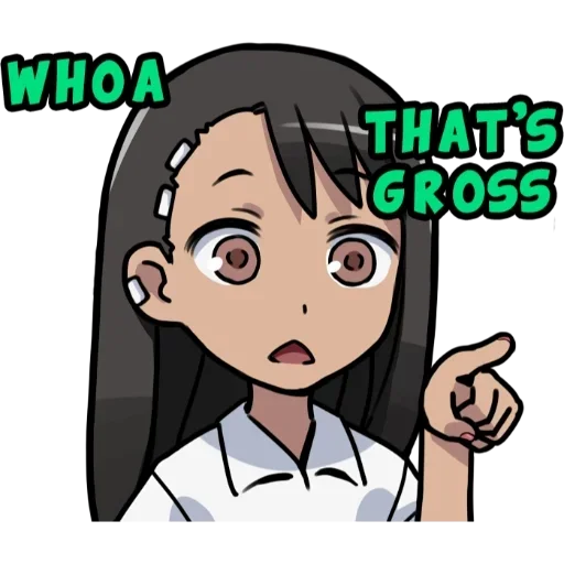 😐 Стикер «Nagatoro san Chan» для Telegram