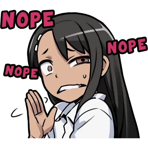 🙅‍♀️ Стикер «Nagatoro san Chan» для Telegram