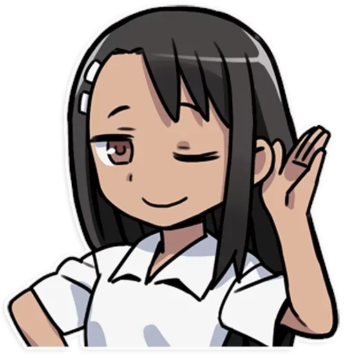 👂 Стикер «Nagatoro san Chan» для Telegram