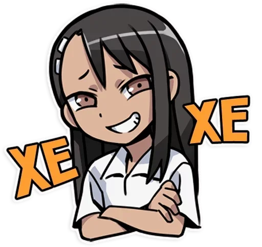 😏 Стикер «Nagatoro san Chan» для Telegram