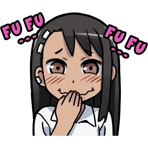 🤭 Стикер «Nagatoro san Chan» для Telegram