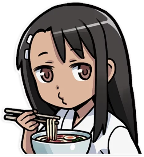 🍜 Стикер «Nagatoro san Chan» для Telegram