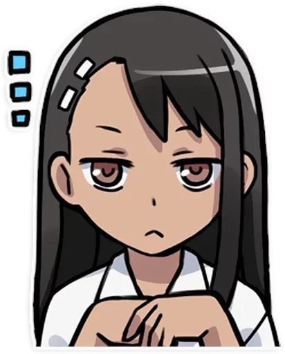 😑 Стикер «Nagatoro san Chan» для Telegram